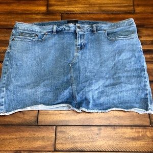Torrid Denim Skirt W/ Built In Shorts 26